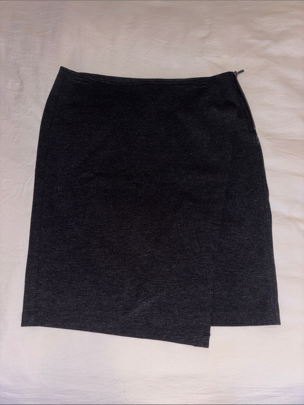 CAbi Charcoal Pencil Skirt with Side Zip